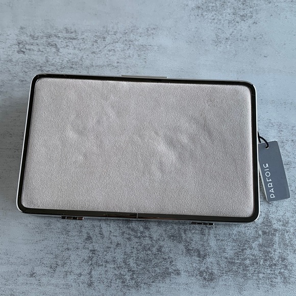 Parfois Evening Clutch Chain Art Deco New - Picture 7 of 9